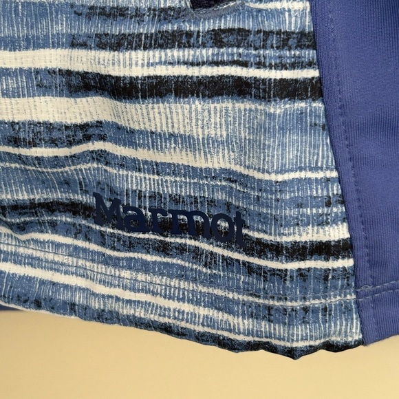 Marmot Wmns M Full Zip lightweight rain jacket Windbreaker Outdoor Hiking Blue - Picture 7 of 14